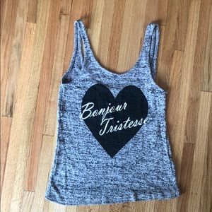 Divided tank top